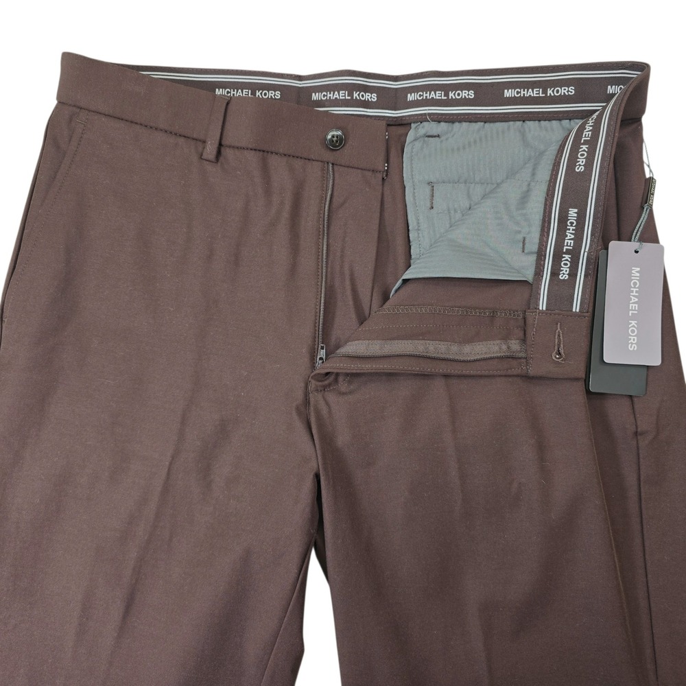 Michael Kors The Bedford Pant Classic Fit Wrinkle Resistant Stretch Men 34W X32L - Picture 4 of 9